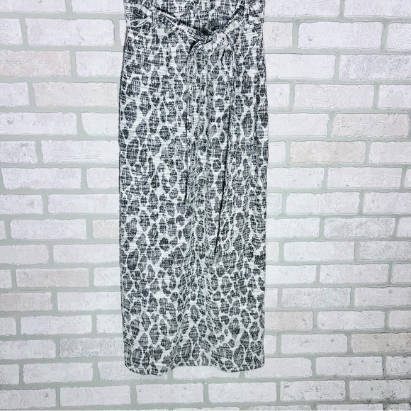 Anthropologie Dolan Left Coast Taleen Textured Leopard Print Midi Dress Size S - Picture 13 of 16